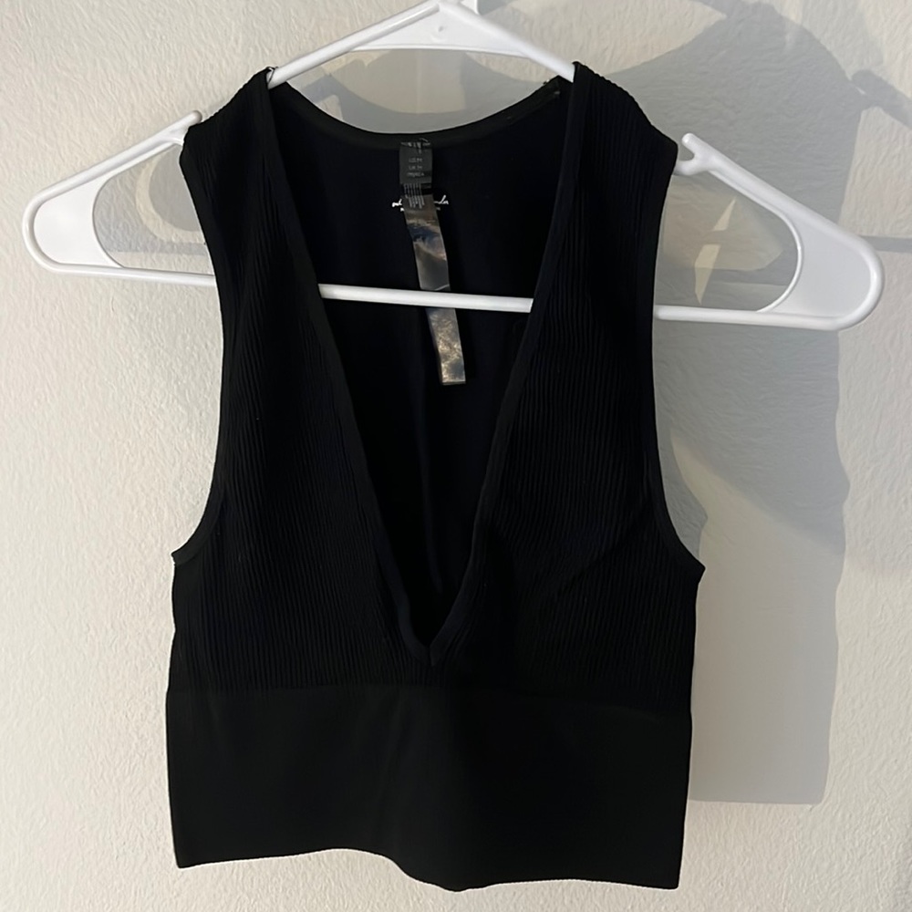 Urban outfitters cropped V-neck